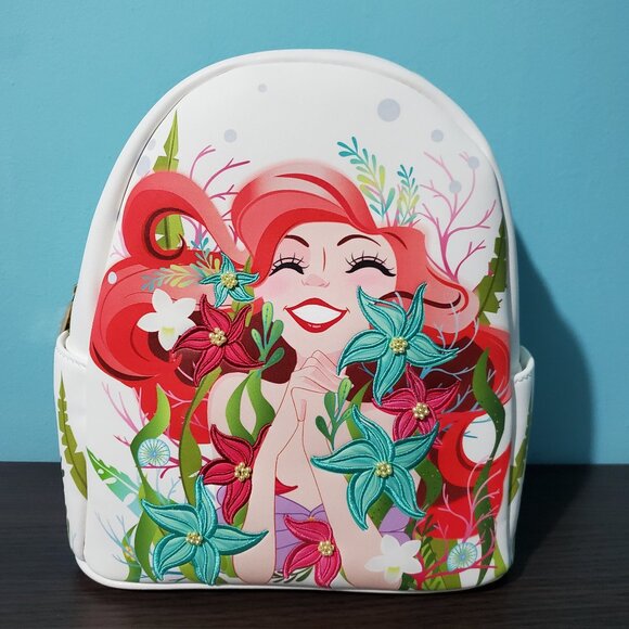 NWT Disney Little Mermaid Mini Backpack - Danielle Nicole - Small Shop Exclusive - Picture 1 of 7